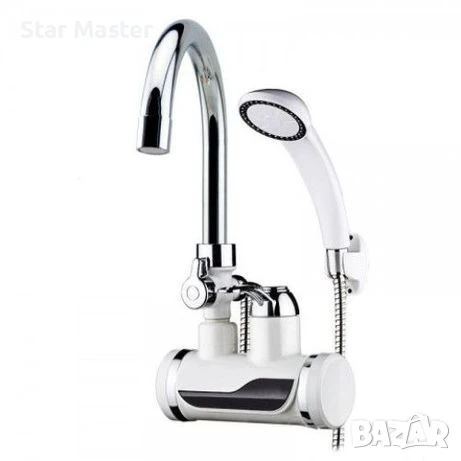 Проточен бойлер Водонагревател Смесител за вода с душ 3000W Нагревател за вода, снимка 4 - Бойлери - 28056964