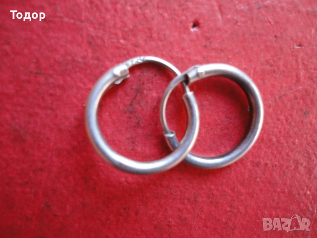 Сребърни обеци обици 925 , снимка 3 - Обеци - 54098636