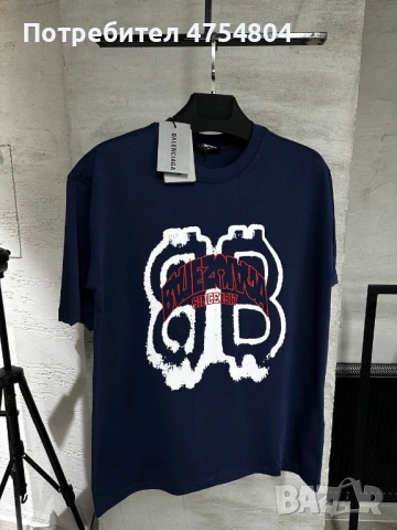 Най-високо качество мъжки тениски Баленсиага, снимка 11 - Тениски - 53709471