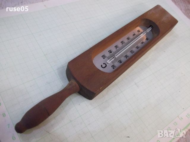Термометър в дървена рамка, снимка 5 - Други стоки за дома - 46104434