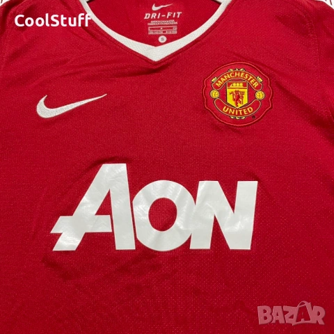 Детска Футболна Тениска Manchester United Nike 2010/11 Размер 8-10 г, снимка 3 - Футбол - 53848671