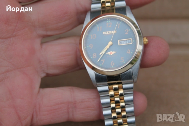 Японски автоматичен мъжки часовник ''Citizen'' /21 камъка/ , снимка 2 - Мъжки - 53512195