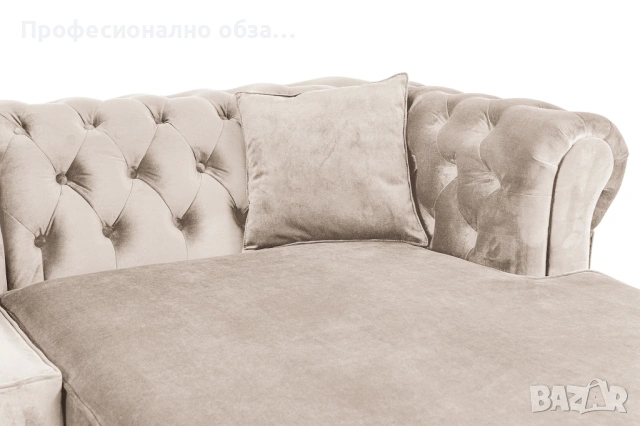 Ъглов диван разтегателен с ракла-с избор на нежна дамаска тип честърфийлд, снимка 7 - Дивани и мека мебел - 53444688