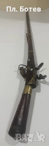 Стара кремъчна пушка, снимка 7 - Антикварни и старинни предмети - 51813344