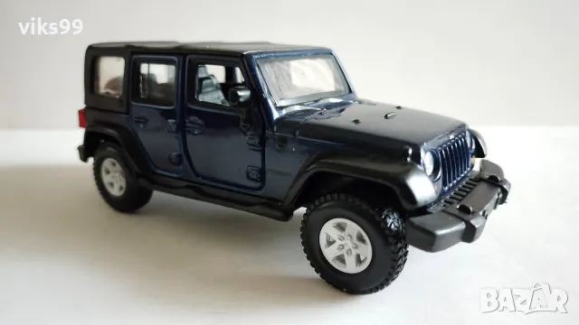 Bburago Jeep Wrangler Unlimited Rubicon 1:32, снимка 6 - Колекции - 49165779