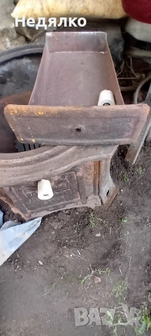 Стара чугунена печка за бойлер,1973г,Нова , снимка 3 - Печки, фурни - 53536436