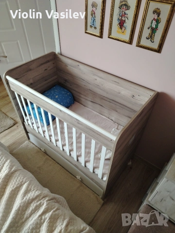 Детско креватче + макрак, снимка 3 - Кошарки - 54163696