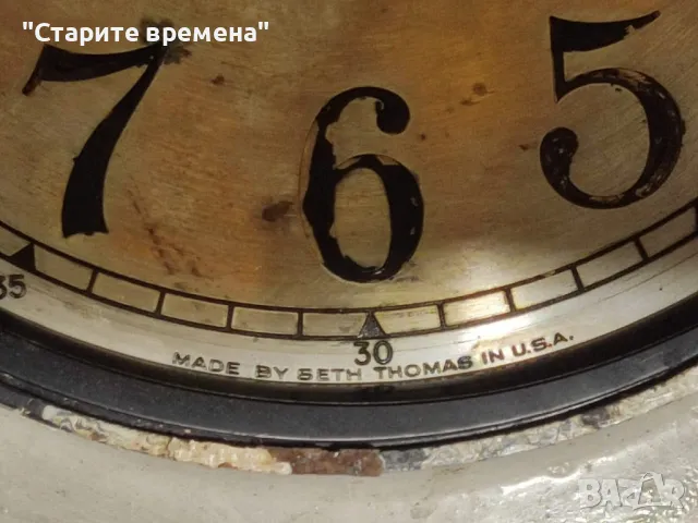 Корабен Часовник – САЩ, 1940 г. – Seth Thomas, снимка 6 - Други - 49830741