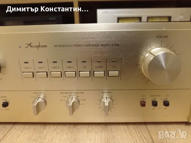 Accuphase Е-206, снимка 3 - Ресийвъри, усилватели, смесителни пултове - 48550271