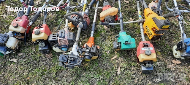 Тример за трева 17 броя бензинови, снимка 3 - Градинска техника - 53692875
