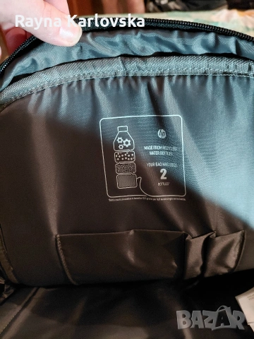 Нова раница "HP" Prelude Pro Recycled 15.6"за лаптоп, снимка 3 - Части за лаптопи - 54244106