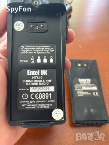 УКВ морска радиостанция Entel ,VHF marine radio, снимка 6 - Друга електроника - 50674534