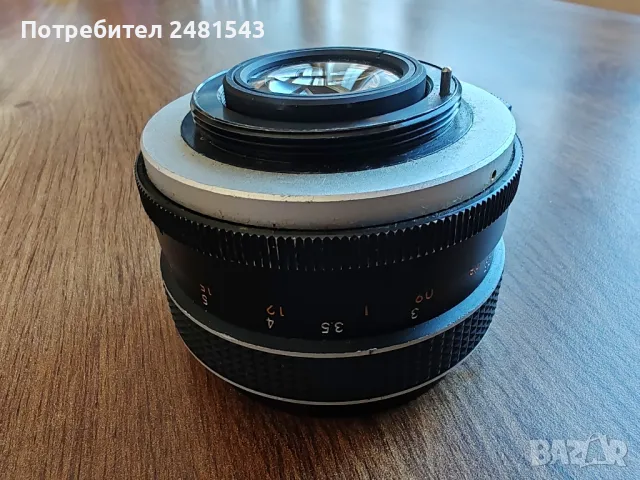 Weltblick 55mm f1.7 M42 обектив, снимка 2 - Обективи и филтри - 47911531