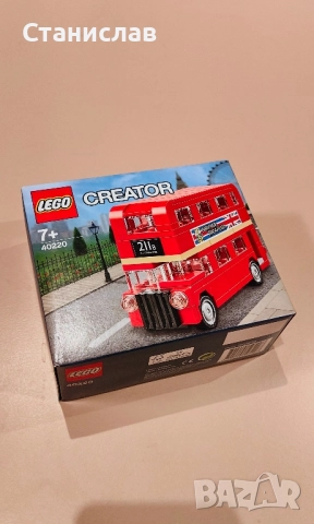 LEGO 40220 Mini London Bus, снимка 3 - Конструктори - 51521214
