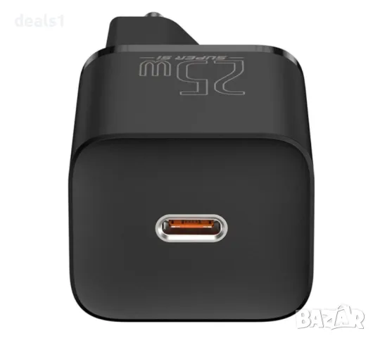 Baseus Super SI Quick Charger 1C Зарядно устройство 25W USB-C/Type-C 1M, снимка 3 - Оригинални зарядни - 49738818