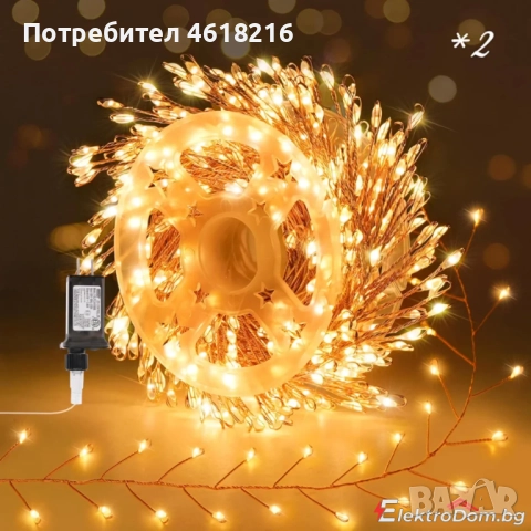 Коледна осветителни LED система 20м./351-85, снимка 1