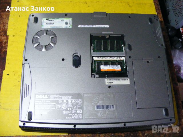 Ретро лаптоп за части Dell Inspiron 1150 , работещ със забележки, снимка 4 - Части за лаптопи - 46429778