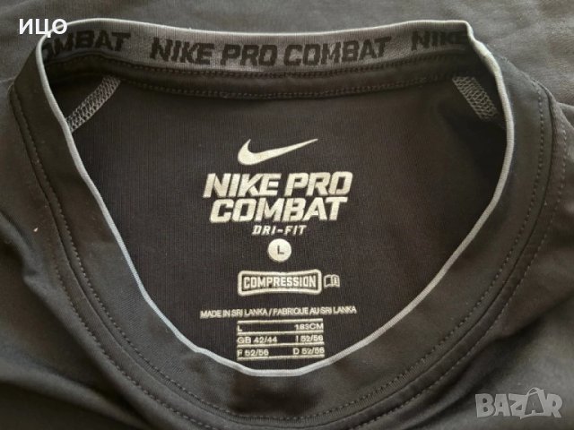 Мъжки потник Nike Pro Combat Compression dri-fit, снимка 5 - Спортни дрехи, екипи - 50520912