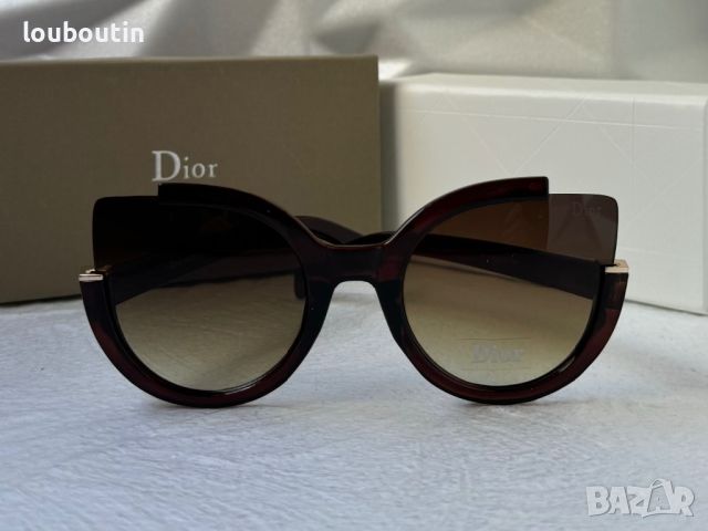 Dior дамски слънчеви очила котка, снимка 5 - Слънчеви и диоптрични очила - 45162681