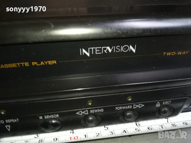 INTERVISION VIDEO 12V-ВЧЕРА ВНЕСЕНО ОТ SWISS 0711252111LCHERY2, снимка 5 - Плейъри, домашно кино, прожектори - 52336855