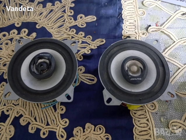  ALPINE SXE-1025S 180W 4″ 2-лентови високоговорители