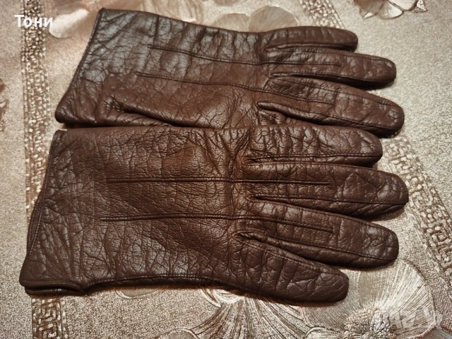 Нови Дамски Ръкавици Изцяло от Естествена Кожа М, снимка 5 - Ръкавици - 53447784