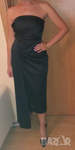 Официална нова рокля от сатен Fervente Istanbul , снимка 4 - Рокли - 46305802