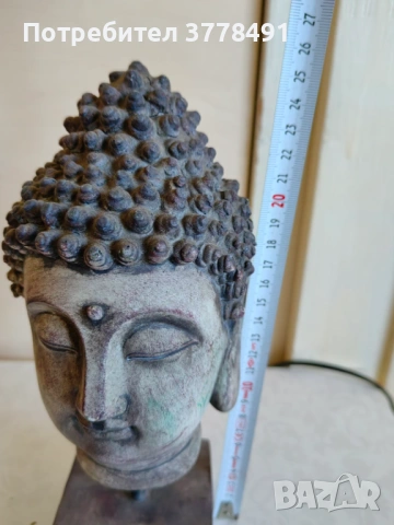 Красива статуетка на Буда, снимка 4 - Статуетки - 53846806