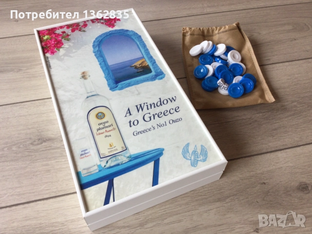 НОВА колекционерска табла за игра на Узо Пломари / Ouzo Plomari, снимка 5 - Шах и табла - 51452344