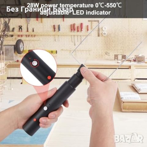 Нов Електрически нож за рязане и гравиране на пяна стиропор 20W уред, снимка 7 - Други инструменти - 46442574