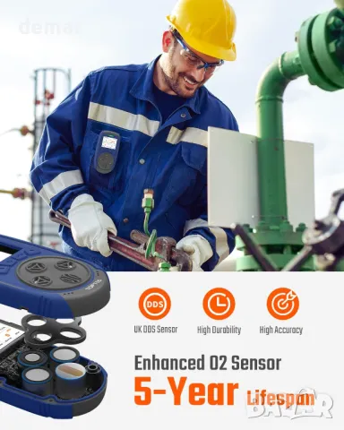 Guard-863Pro Многофункционален газдетектор за H₂S, CO, LEL и O₂, с цветен TFT екран, снимка 3 - Други стоки за дома - 50274668