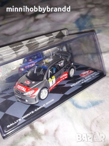 Fiat Ritmo 75 Abarth Peugeot 207 S 2000 Peugeot 206 WRC 1.43 Eaglemoss Rally Monte-Carlo , снимка 18 - Колекции - 46572445