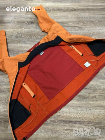 Мъжко яке  Jack Wolfskin  Crestview Desert Orange Soft Shell Jacket , L размер , снимка 13 - Якета - 53142075
