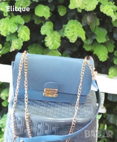 Малка дамска кожена чанта за през рамо, снимка 5 - Чанти - 52864284