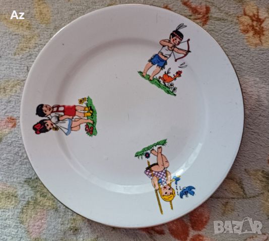 Детска порцеланова чиния , снимка 2 - Чинии - 45484463