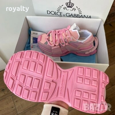 Dolce & Gabbana Розови Дамски Маратонки 36-40 Номер Най Висок Клас Реални Снимки , снимка 4 - Маратонки - 53054711