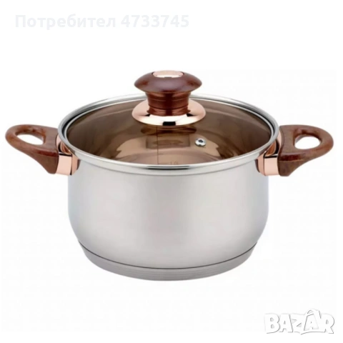 Комплект съдове за готвене от 12 части, снимка 9 - Съдове за готвене - 53438325