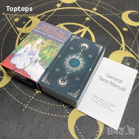 Таро 7x12cm: Sakura Spring Tarot & Pythia Tarot & Tarot of Oppisitions, снимка 18 - Карти за игра - 42291829