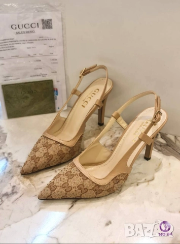 обувки на ток GUCCI, снимка 4 - Дамски обувки на ток - 51459011