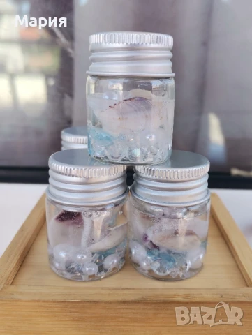 Бурканчета с гел восък , снимка 12 - Декорация за дома - 50667316