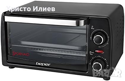 Електрическа фурна Beper 12 L до 230°C с таймер , снимка 3 - Печки, фурни - 45730016