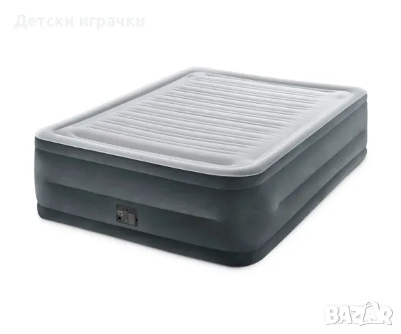 Матрак надуваем с вградена помпа Intex, 152х203х56см, Comfort-Plush High Rise , снимка 2 - Надуваеми легла - 50075960