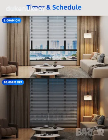 НОВ! WiFi превключвател Maxcio за завеси, APP, процент и таймер, снимка 5 - Друга електроника - 49662903