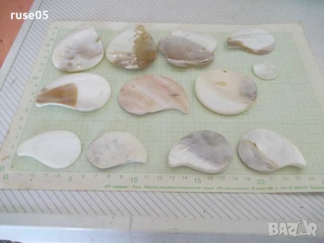 Лот от 12 бр. плочки от седеф, снимка 4 - Други стоки за дома - 53754623