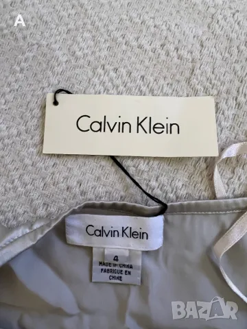 Дамски топ естествена коприна Calvin Klein, снимка 3 - Корсети, бюстиета, топове - 49419266