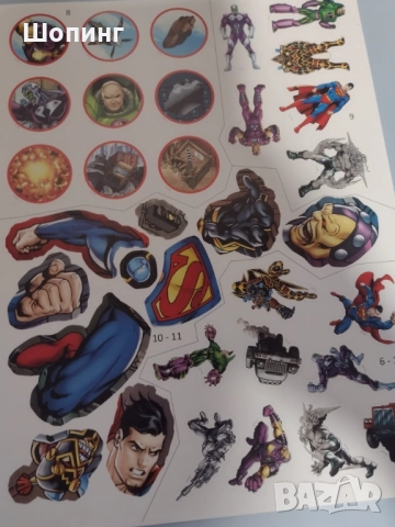 НОВО! Стикери Супермен , снимка 4 - Колекции - 51796426