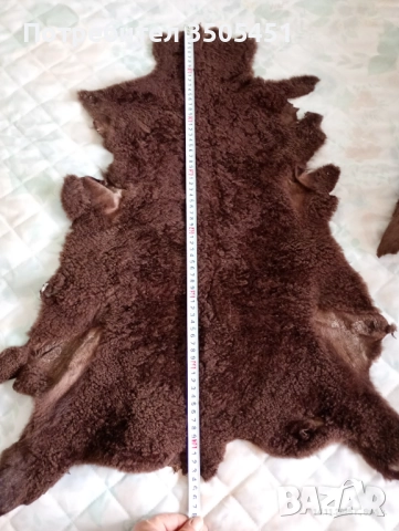 Обработени агнешки кожи, снимка 4 - Декорация за дома - 52409415