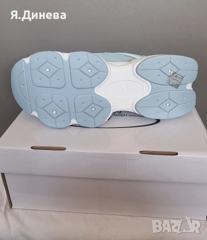 Дамски модел маратонка в светло син цвят , снимка 4 - Маратонки - 54277636