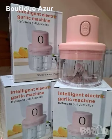 мини чопър за чесън и подправки 