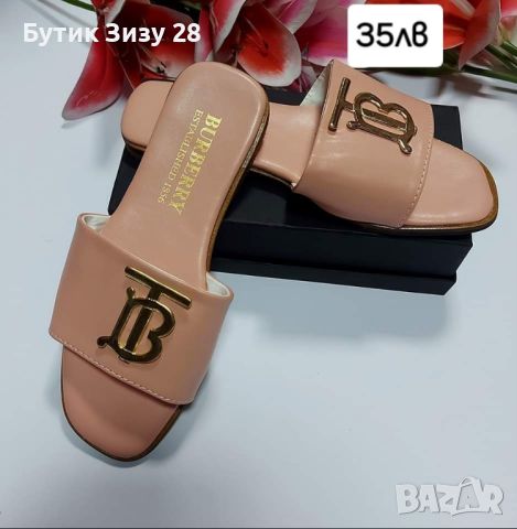 Дамски чехли Dior, Prada, Burberry , снимка 9 - Чехли - 45811350